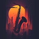 a groovy jazz instrumental capturing elegant nocturnal urban vibes.