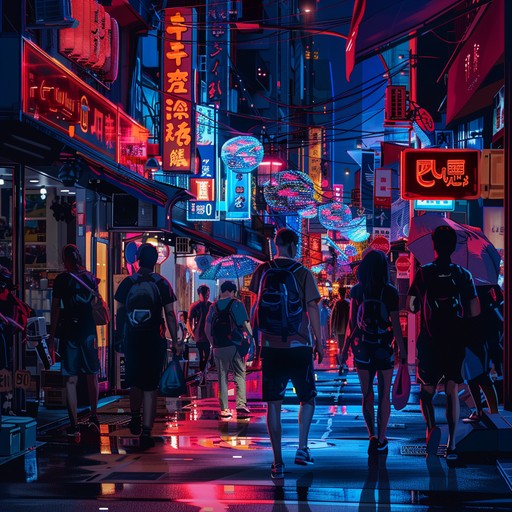 Step into the heart of a vibrant metropolis as neon lights flicker, casting a radiant glow on slick streets. This sophisticated electro track blends smooth beats and stylish synths, painting an audio portrait of cosmopolitan evenings filled with endless possibilities and refined energy.