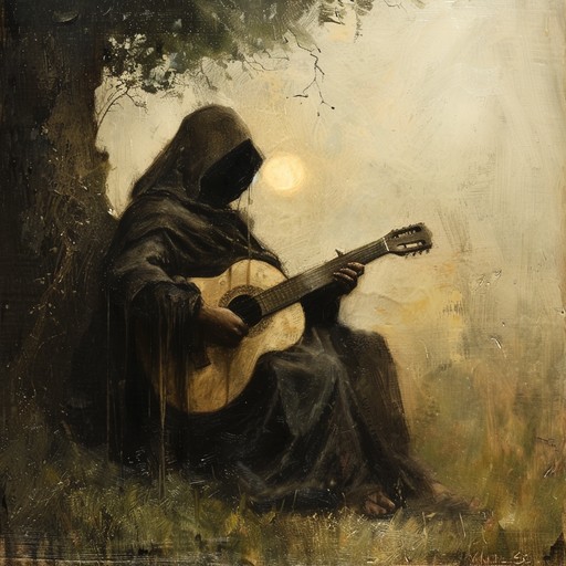 This track draws inspiration from the storytelling traditions of medieval troubadours, weaving a rich tapestry of acoustic sounds to evoke images of ancient bards and their lyrical tales. The music is both reflective and slightly melancholic, drawing the listener into a bygone era of minstrels and their epic poems.