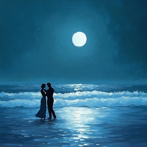 A serene, intimate dance song that gently weaves tender melodies under a moonlit sky. The track unfolds with delicate rhythms, soft piano notes, and gentle background strings, creating a perfect atmosphere for a slow, romantic dance. It's a heartfelt composition that evokes the feeling of two lovers sharing a quiet, magical moment together.