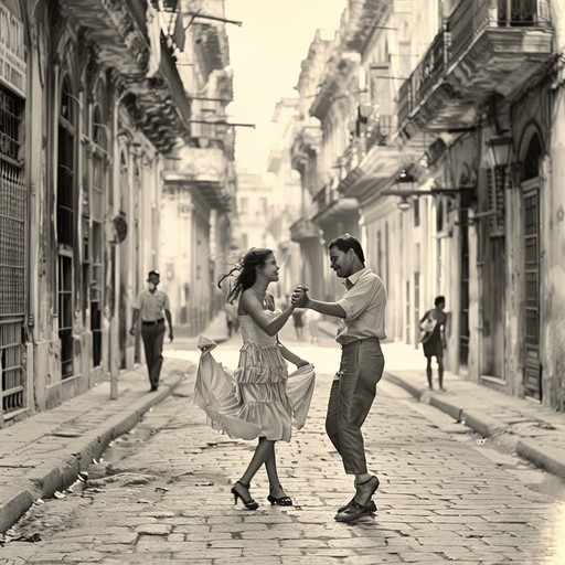 This piece captures the spirit of a bygone era in havana, with sultry summer nights filled with heartfelt rumba rhythms and the lingering memories of lost love. Perfect for setting a sentimental yet vibrant mood.