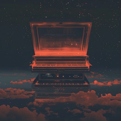 An eerie and discordant lullaby emanates from an old, malfunctioning musicbox. The usually soothing melody is warped and distorted, with notes randomly stuttering, skipping and glitching. It sounds like a haunted, twisted version of a once comforting bedtime tune. The uneven, halting rhythm and off-key notes create an unsettling and sinister atmosphere, as if the musicbox is possessed by a malevolent spirit.