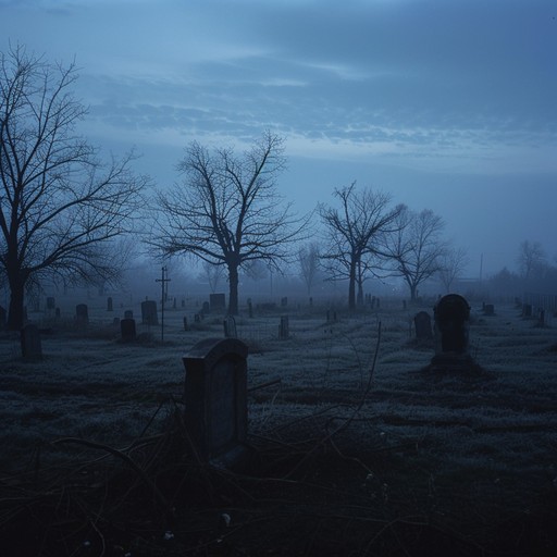 This composition features eerie, dissonant harmonies played by a solo string ensemble, creating a spine chilling atmosphere reminiscent of ghostly whispers in a forsaken land. The piece traverses through various eerie soundscapes, building tension and unease, reflecting on darkness and despair.