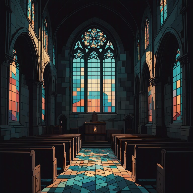 A deeply immersive experience where spiritual motifs blend with eerie, psychedelic echoes, creating a soundscape that haunts and captivates the soul. The music, featuring rich organic tones, conveys a sense of mystery and otherworldly presence, as if the very walls of the chapel sing their centuries old stories in a ghostly voice.