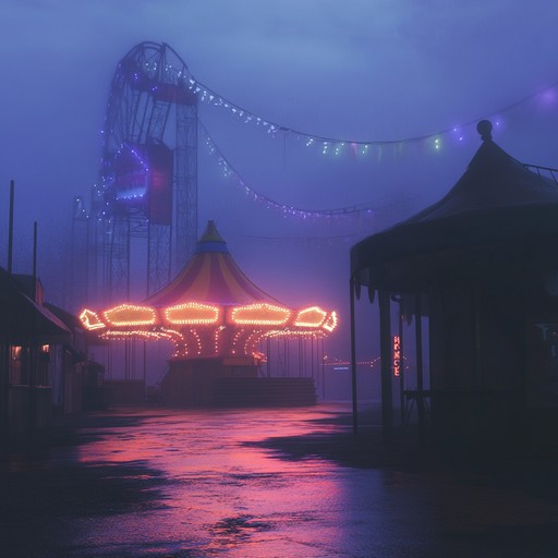 An ominous mix of haunting pianos, twisted violins, and sinister carnival tunes, evoking the creepiness of a midnight circus. Ideal for a dark, theatrical ambiance.