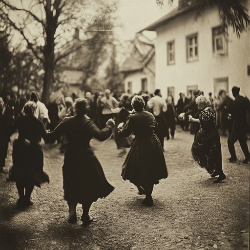 This composition blends traditional polka with a hint of sadness, capturing a bittersweet nostalgia while maintaining the lively pace of a classic waltz. The music's gentle accordion melodies evoke memories of a bygone era, intertwining joy and melancholy in perfect harmony