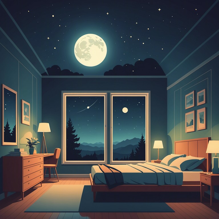 Echoes in the dark delves deeper into the calm and serene world of nighttime, utilizing soft electric piano sounds to construct a more profound connection with tranquility and introspection.