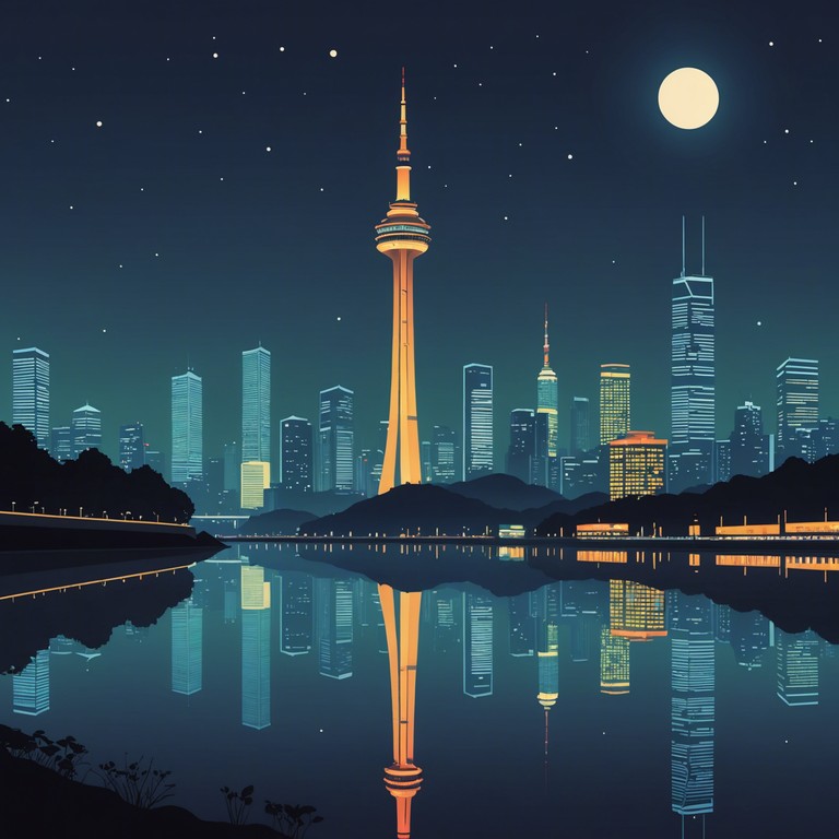 Experience the ethereal essence of seoul's mystical night through a smooth k pop instrumental track. Blending traditional korean instruments with modern pop sensibilities, this song captures the tranquil beauty of a city asleep, yet teeming with life. The soft melodic lines reflect the shimmering city lights and quiet urban moments, embodying a peaceful yet vibrant scene.