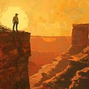 grand instrumental paints epic western landscapes at sundown