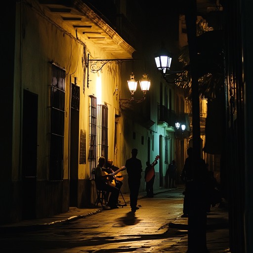 An instrumental piece where melancholic saxophones dance over deep afro cuban percussion, creating a brooding atmosphere that captivates the listener with its dark and sultry tones.