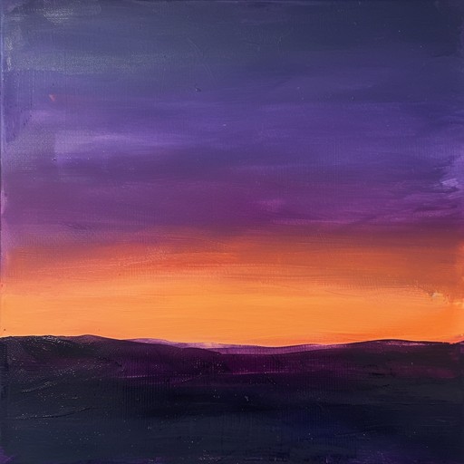 Imagine a twilight where the sky is whirling with hues of deep purple and burning orange, evoking both a sense of longing and hope. This ambient soundscape melds the airy vibrato of synths with the gentle strumming of electric guitar, painting an evocative picture of dreams and past memories.