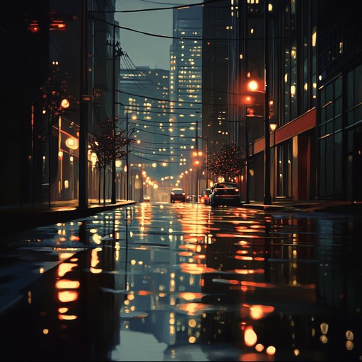 Feel the pulse of the city at night with smooth saxophone melodies flowing over ambient lounge grooves. This track captures the serene yet powerful essence of an urban landscape transitioning from day to night, evoking a sense of sophistication and tranquility.