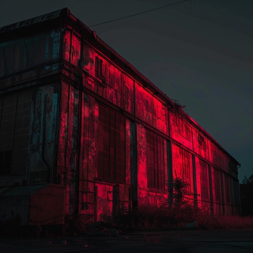 This track blends gloomy synthesizer melodies with pounding industrial bass and occasional whispered threats, creating an atmosphere thick with dread and intensity.