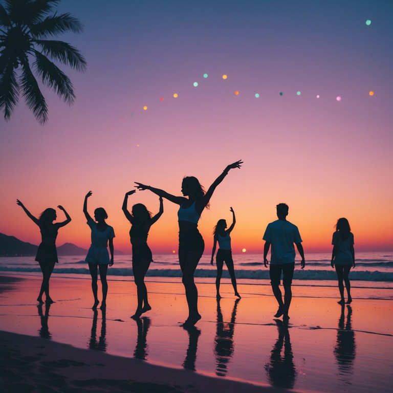 Imagine the warm, tropical breeze as sultry reggaeton rhythms blend with exotic instruments, creating a soundscape perfect for a beach night party. Vibrant and full of life, this track encapsulates the essence of vibrant street dances under starlit skies.