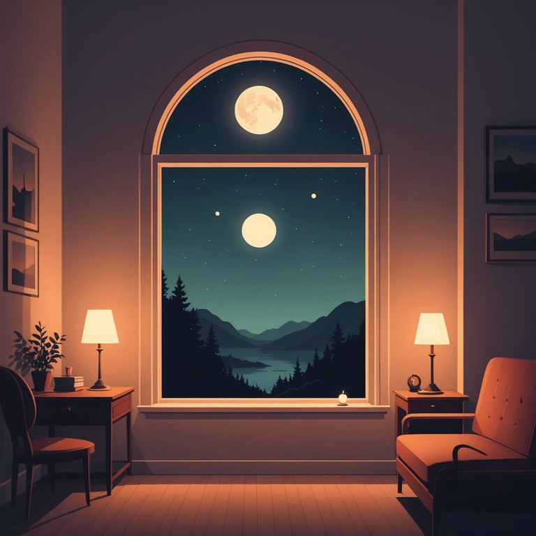 Imagine a late evening as soft piano tunes blend with minimalistic lofi beats, enveloping you in a calming aura perfect for concentration or decompressing after a long day.