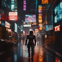 powerful electronic track capturing high speed cyberpunk city vibes