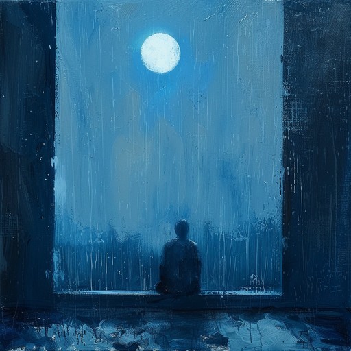 This track paints the late night picture of a solitary individual reflecting on life's moments, using soft piano tones to evoke a feeling of calm introspection and a touch of nostalgia.