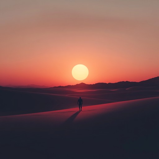 A haunting instrumental piece that captures the spirit of ancient desert cultures, weaving intricate melodies with rhythmic beats to transport listeners to a bygone era.