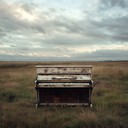 a melancholic piano piece evoking memories of lost times