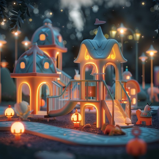 Immerse yourself in an enchanted playground where toy melodies intertwine with sultry, mysterious undertones, creating a magical and alluring musical experience.