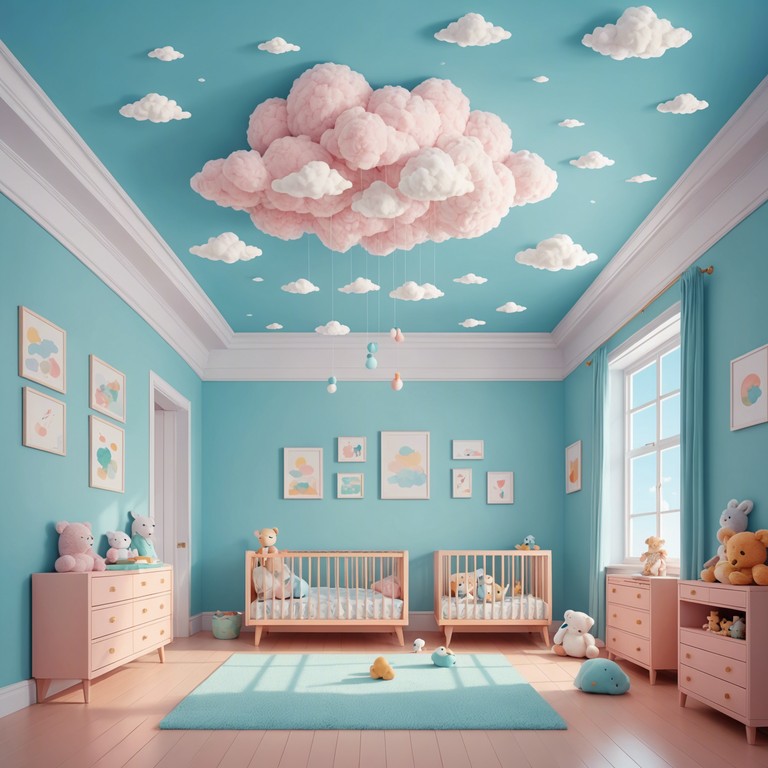 This composition merges soothing musical elements to create a calm, serene atmosphere perfect for lulling infants to sleep or nurturing a tranquil environment. Soft, repetitive melodies mimic the comforting rhythms reminiscent of a mother's heartbeat providing an essential sound for early development stages.