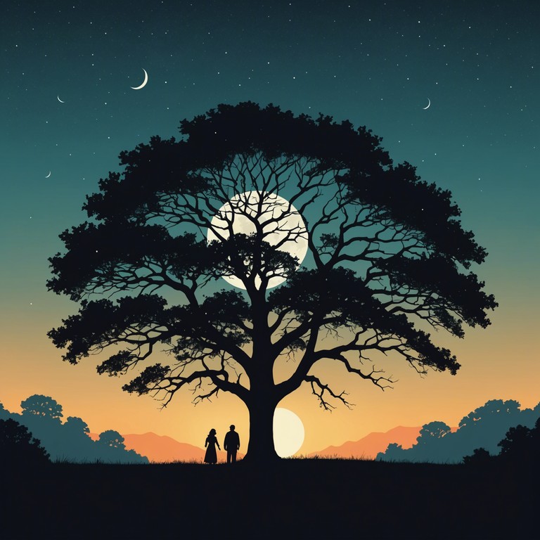 Whispers in the night is a sultry folk composition designed to evoke the essence of secret nocturnal meetings, filled with lush, textural soundscapes that navigate through the silent whispers and rustling leaves of a mystical forest at night. This track blends the traditional charm of folk with a deeply intimate and seductive atmosphere.