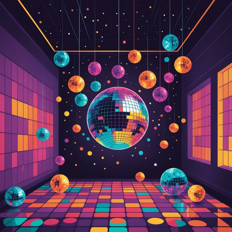 This track encapsulates the essence of a playful, glamorous party scene where sparkling sounds of the electric guitar blend with funky rhythms to keep the vibe upbeat and irresistibly fun. The music embodies the spirit of glam rock with a playful twist, making it impossible not to dance along. The dynamic is energetic, inviting listeners to feel the joy and sparkle of a festive glam party.