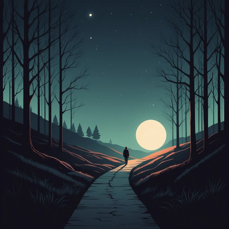 Imagine a journey through the deep woods under a full moon, the soundtrack echoes your every step with a haunting, rhythmic depth that feels both unsettling and intensely magnetic.