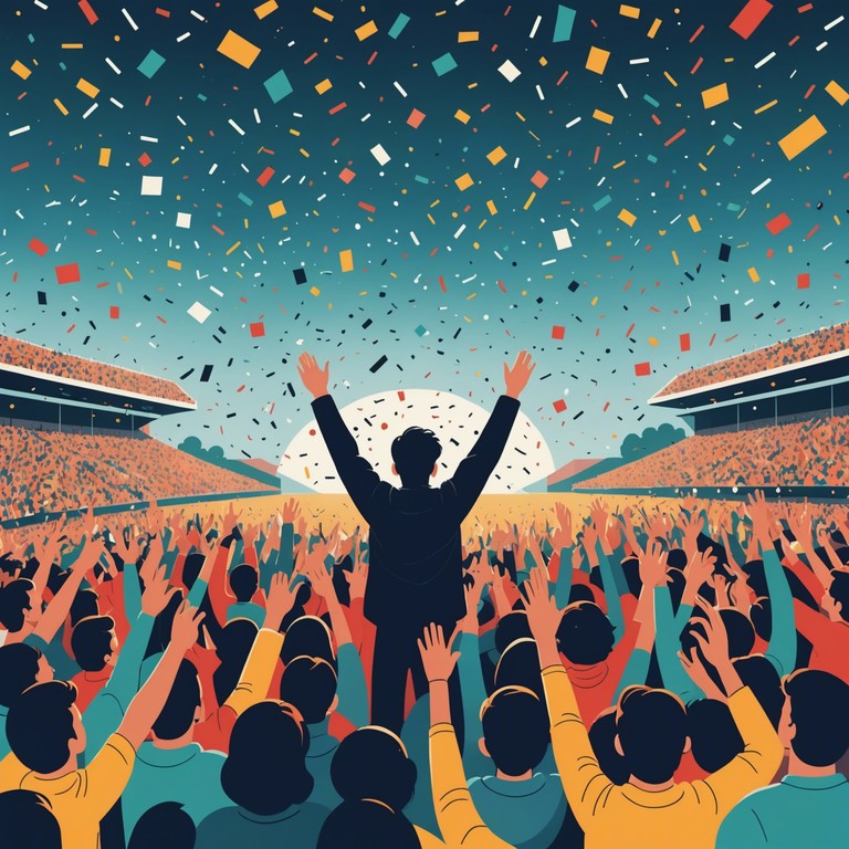 A song filled with a sense of victory and growth, perfect for celebrating achievements. The track features dynamic crescendos and a vibrant melody to inspire and uplift listeners, suitable for ceremonies or personal milestone celebrations.