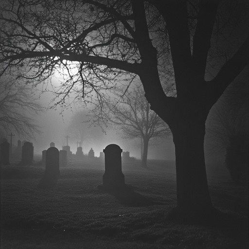 In the heart of the night, where shadows dance and whispers crescendo into a symphony of fright, this composition channels the eerie essence of a haunted autumn evening, using minimalist soundscapes and sudden, creepy sound effects to evoke a true sense of halloween. This soundtrack is like a walk through a haunted house where each room reveals a new layer of terror, enveloping the listener in an increasingly unsettling atmosphere.