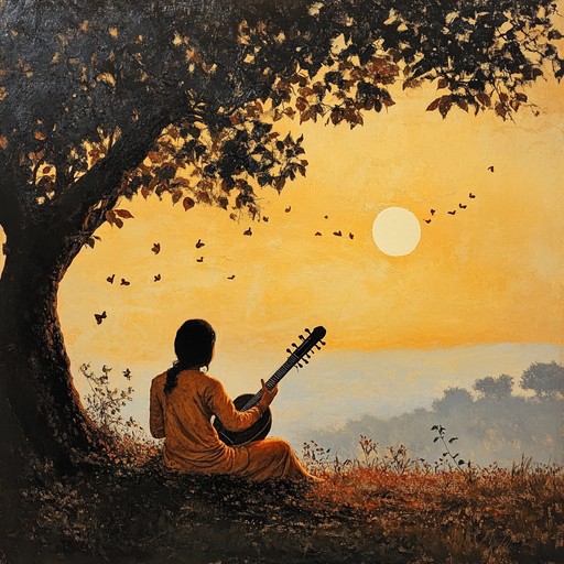 Experience a hindustani classical raga that starts your day with serenity. The soul soothing sitar strings gracefully intertwine with the subtleties of the tabla, creating a peaceful atmosphere that uplifts the spirit and calms the mind. Perfect for meditation, relaxation, and inner peace