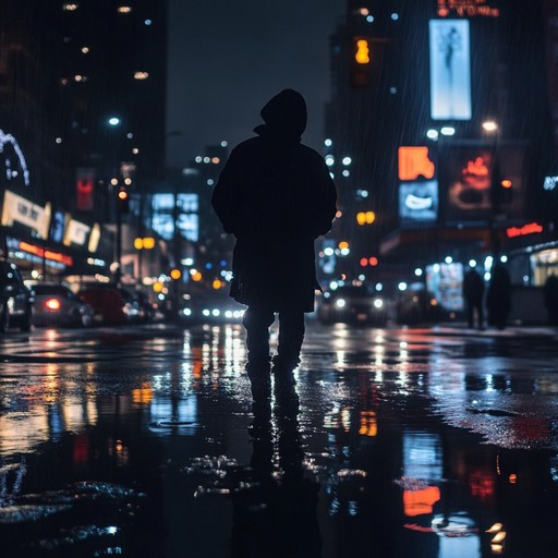 A mellow piece combining synths and soft beats to capture solitary nighttime city walks, fostering self exploration.