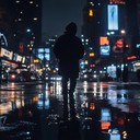 soundtrack to solitary walks through city nights, introspective mood