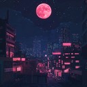 a vibrant chillwave track inspired by nocturnal urban adventures