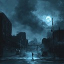 a melancholic electronic journey through urban solitude at night