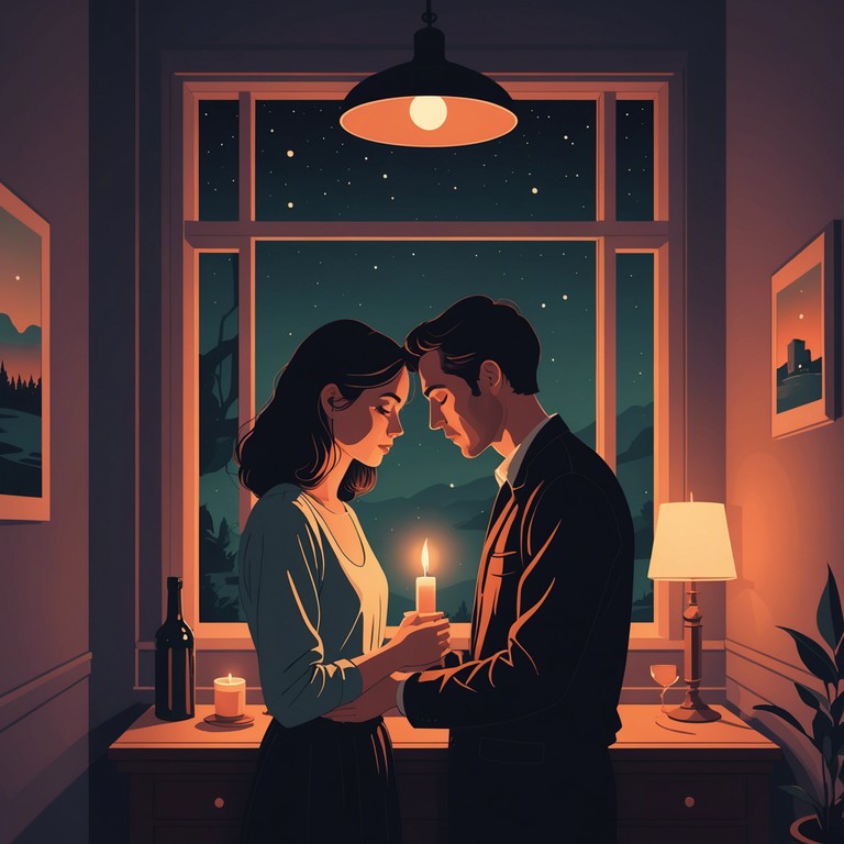 The track combines a deeply evocative saxophone melody with soft, understated backing, creating an ambient atmosphere reminiscent of a dimly lit, plush bedroom where whispers of romance linger in the air. This sensual piece invites listeners to unwind and connect on a deeper emotional level, enhancing moments of intimate closeness and tender solitude.