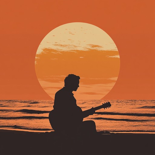 An instrumental that merges calming rock with funky grooves. The guitar leads softly, accompanying laid back bass ambiance, ideal for a peaceful sunset setting.