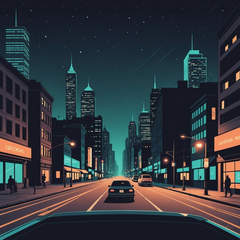 A smooth, rhythmic track that captures the essence of urban life with its deep grooves and atmospheric intensity, designed to evoke the sensation of cruising the city streets at night. The combination of hypnotic beats and a haunting melody creates a backdrop perfect for late night drives or reflective moments.