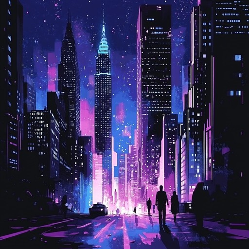 An instrumental darkwave composition that fuses haunting synth melodies with pulsating electronic rhythms, painting a sonic picture of a dystopian future where shadows dance beneath glowing neon lights.