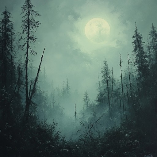 A haunting melody that sweeps through the forest, evoking ancient and mystical rites under the moonlight. The instrumental layers blend dark folk elements, creating an enchanting yet eerie atmosphere that captivates and unsettles