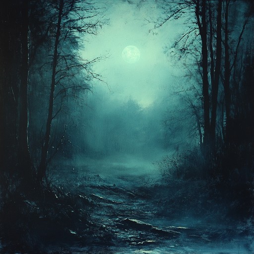 An eerie downtempo composition featuring haunting, ethereal soundscapes created by shadowy synths, subtle basslines, and delicate chimes. This track pulls the listener into a realm of haunted dreams and spectral beauty, reminiscent of creeping midnight mist and otherworldly echoes