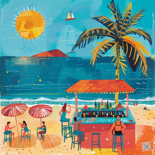 Imagine a sunny summer day with friends at a beach bar, sipping cocktails, and enjoying the grooves of an upbeat but chill instrumental track. Combining the smooth rhythms of new jack swing with light chillout elements, this piece creates a unique atmosphere that promotes relaxation and joy. The melodies are intricate yet soothing, making it perfect for background music at any casual summer gathering.