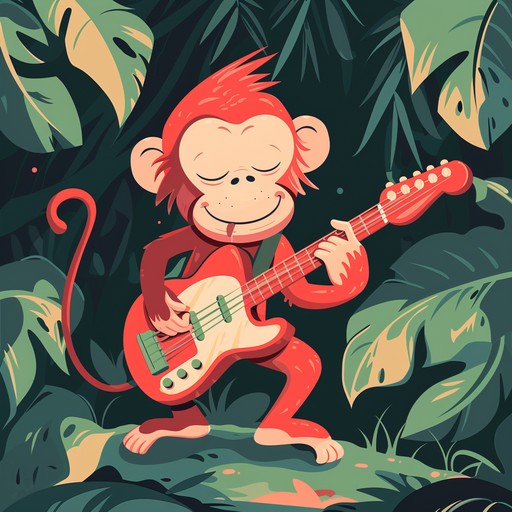 An energetic and playful instrumental piece showcasing a hard rock feel with a humorous twist. Expect powerful guitar riffs, dynamic drumming, and a fun, carefree vibe that feels like a mischievous party in the jungle. Perfect for lifting spirits and adding a zest of fun to any situation.