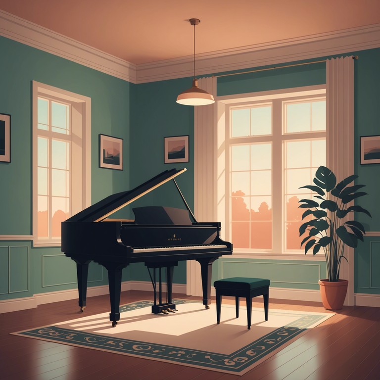 A gentle tune that uses soft, soulful piano chords to stir feelings of tranquility and quiet introspection, perfect for a peaceful night or a serene day in.