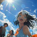 playful upbeat anime tune radiating joyful vibes