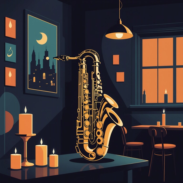 A song that encapsulates a steamy, late night atmosphere, filled with rich, soulful tones and a sultry saxophone lead that speaks directly to the heart. The track would be perfect for a quiet night in or a reflective moment alone, offering a deep emotional dive through its gripping melody