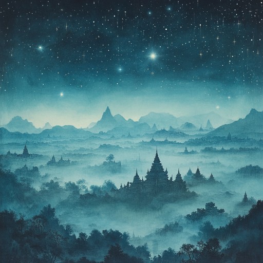 A mesmerizing instrumental piece blending traditional instruments from various cultures to create a mysterious soundscape. It takes listeners on a journey through forgotten civilizations and mystical landscapes.