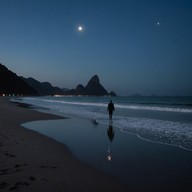 bossa nova rhythms under moonlit mystery