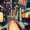 an instrumental trip hop exploring chaotic city rhythms and sounds.
