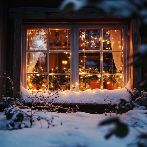 This track features a lively melody that captures the essence of walking through a snow covered wintery landscape, filled with the excitement and joy of the holiday season. The music weaves through captivating harmonies that mimic the light dance of snowflakes in a gentle winter breeze, providing a soundtrack for festive celebration and cozy nights by the fire.